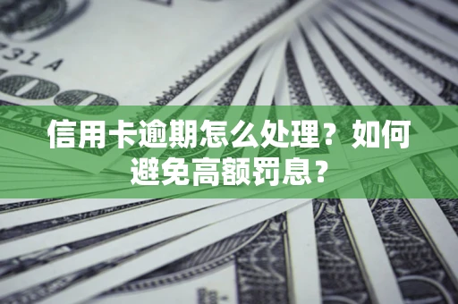 武汉信用卡逾期怎么处理？如何避免高额罚息？