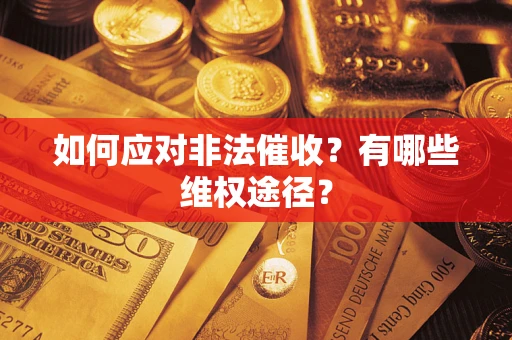 武汉如何应对非法催收？有哪些维权途径？