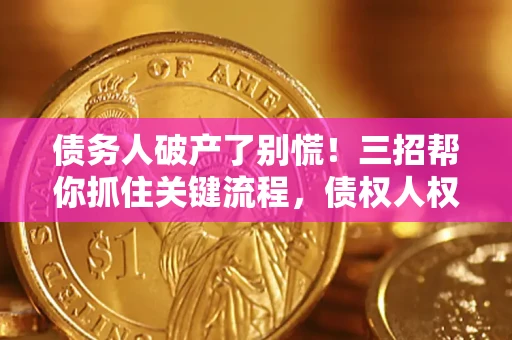 武汉债务人破产了别慌！三招帮你抓住关键流程，债权人权益不再缩水