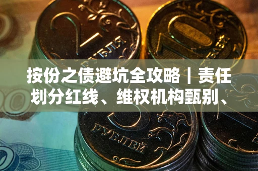 武汉按份之债避坑全攻略｜责任划分红线、维权机构甄别、纠纷处理全流程拆解