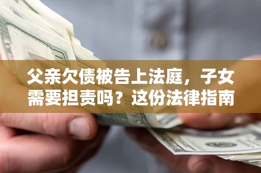 武汉父亲欠债被告上法庭，子女需要担责吗？这份法律指南必须看完