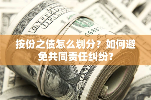 武汉按份之债怎么划分？如何避免共同责任纠纷？