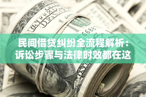 武汉民间借贷纠纷全流程解析：诉讼步骤与法律时效都在这儿了