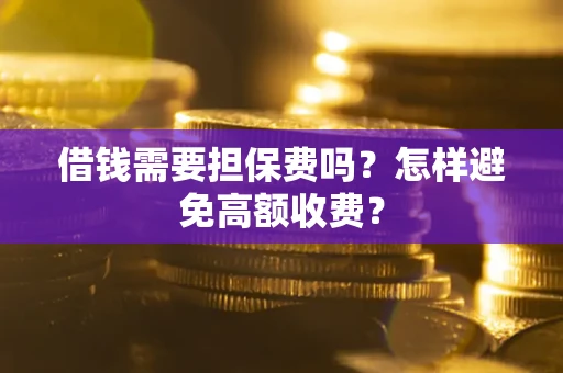 武汉借钱需要担保费吗？怎样避免高额收费？