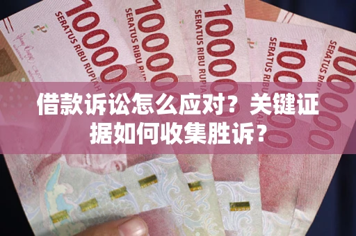 武汉借款诉讼怎么应对？关键证据如何收集胜诉？